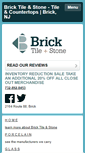 Mobile Screenshot of bricktilestone.com